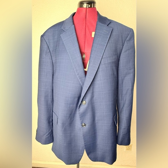 Tommy Hilfiger Blue Plaid Suit - Picture 2 of 9